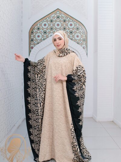 اسدال فسكوز اسود بيج ملحفه